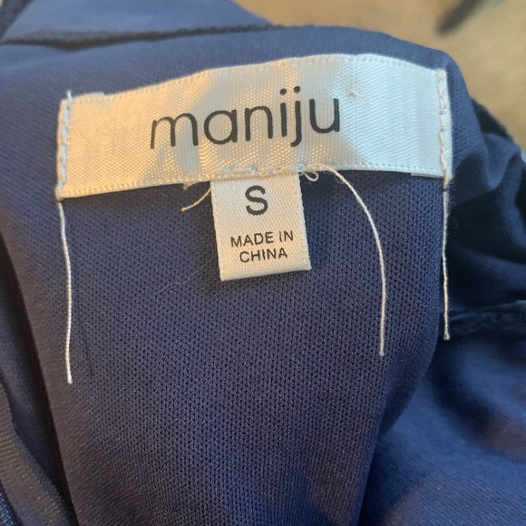 Navy blue prom/maxi dress - Picture 2 of 4